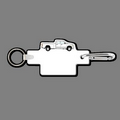 4mm Clip & Key Ring W/ Colorized Ram Pickup Truck Key Tag